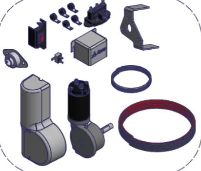 Beau-Roc Ensemble de moteur électrique pour système de toile